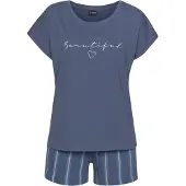 Vivance Pyjama sininen / valkoinen
