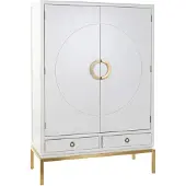 Fijalo Keittiökaluste - - 120 x 50 x 175 cm - Kiillotettu metalli - 1 laatikko - Moderni tyyli