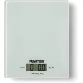 Funktion Keittiövaaka lasia valkoinen