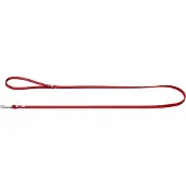 Hunter - Dog Leash Nappa Petit Red 140cm/8mm - Koirat - Kaulapannat