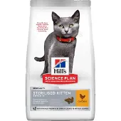 Hill's Pet Nutrition - Sterilised Kitten Chicken 3 kg - Kissat - Kissanruoka - Kuivaruoka