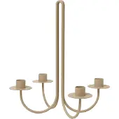 Ferm Living Sway kynttelikkö, cashmere