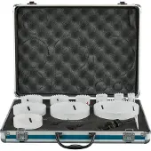 Makita D-75764 pistosahasarja 13 osaa 22 mm, 29 mm, 35 mm, 44 mm, 57 mm, 64 mm, 76 mm, 92 mm, 111 mm, 127 mm 1 sarja 1 sarja