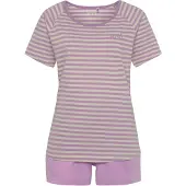 Vivance Pyjama 'Dreams' kerma / lila