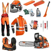 Husqvarna 550 XPG Aloittelevan Moottorisahankäyttäjän Premiumpaketti