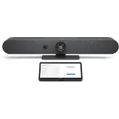 Logitech Rally Bar Mini + Tap IP -all-in-one-videopalkki ja kosketusohjain