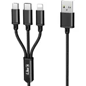 ILike Charging Cable 3 in 1 CCI02, USB, 1.2 m