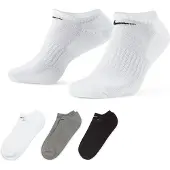 Nike Urheilusukat meleerattu harmaa / musta / valkoinen
