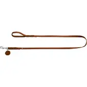 Hunter - Hundkoppel Solid Education Brun 200cm 11mm - Koirat - Kaulapannat