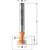 Cmt T-roilojyrsin ; S=1/4''; D=9,5 mm