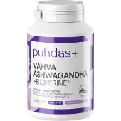 Puhdas+ Bioperine Ashwagandha 120kaps.