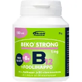 Orion Beko Strong B12+fooli+B6 mustikka-karpalo 150 purutabl