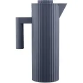 Alessi Plissé termoskannu, harmaa