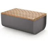 Alessi Mattina leipälaatikko, tummanharmaa