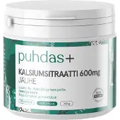 Puhdas+ Kalsiumsitraatti 600 mg 240 g