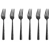 Amefa Felicity 3319, pastry forks, set of 6, black
