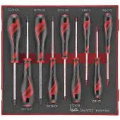 Teng Tools 9-osainen ruuvitalttasarja TX-urille. TED909TXN
