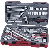 Teng Tools Työkalusarja TM127; 1/4''; 3/8''; 1/2''; 127 kpl.