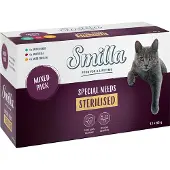 Smilla 12x85g Sterilised Mix -tuorepussilajitelma -kissanruoka