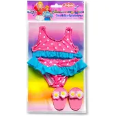 Heless Doll Bikini with Slippers 28-35 cm