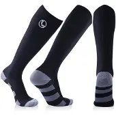 Lifeturn LTCS10 kompressiotukisukat MUSTAHARMAA L/XL