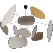 Market Set Riippuvalaisin Screen 70's, himmennettävä, Monivärinen, Olohuone/ruokailutila, Tekstiili/kangas/silkki, Design