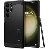 Spigen Tough Armor Samsung Galaxy S23 Ultra 5G Suojakuori - Musta