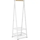 Brabantia Pieni vaateteline hyllyillä, Valkoinen