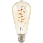 Eglo LED-lamppu ST64 Spiral 4W/822 270 lumen amber 3-step dimmable E27