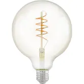 Eglo LED-lamppu G125 Globe 4W/822 270 lumen clear 3-step dimmable E27