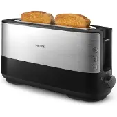 Philips Viva Collection HD2692/90 toaster 1 slice(s) 1030 W Black, Metallic