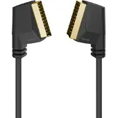 Hama Gold-plated SCART -liitäntäkaapeli, 1,5 m, musta