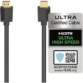 Hama Ultra High Speed HDMI-kaapeli, 3 m, musta
