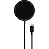 Puro Langaton laturi - - Magneettinen USB-C-latauskaapeli - 15W - Musta - Minimalistinen