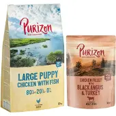 Purizon 12kg Puppy Large kana & kala koiran kuivaruoka