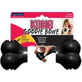 Kong - Extreme Goodie Bone Black Large 22x8x5cm - Koirat - Koiran lelut ja pelit - Kumilelut