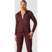 ICANIWILL Stride Zipper Hoodie, Burgundy