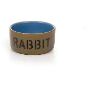 Beeztees 801482, Jänis, Lemmikin ruokakulho, Keraaminen, Beige, Sininen, Kuva, 11,5 cm