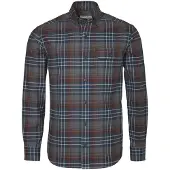 Chevalier Falcon Flannel Shirt Men Rust Checked XL