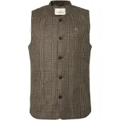 Chevalier Sion Fill100 Tweed Liivi Miehet Dark Brown Glencheck M