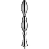 Hismith Premium Anal Bubbled KlicLok Dildolisäosa 22,5 cm - Silver