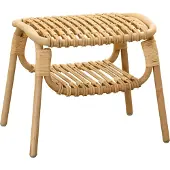 Sika-Design Machiya jakkara, luonnonvärinen rottinki