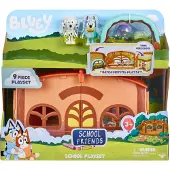 Bluey School Friends Leikkisetti Koulu + Figuurit