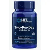 Life Extension Monivitamiini kahdesti päivässä - 120 kapselia