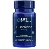 Life Extension L-karnitiini, 500 mg - 30 kapselia