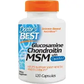 Doctors Best Glukosamiini Kondroitiini MSM OptiMSM - 120 kapselia