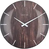 Nextime Edge Wood Dome seinäkello 3249BR