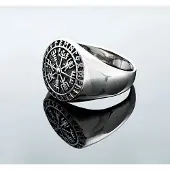 Northern Viking Jewelry Vegvisir sormus NVJ-H-SO001-210