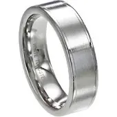 Bosie sormus, titanium / tungsten 7013, 8mm 17,80mm / 56