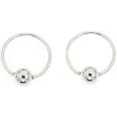 Silver Bar Body 12mm hopeakorvakorut